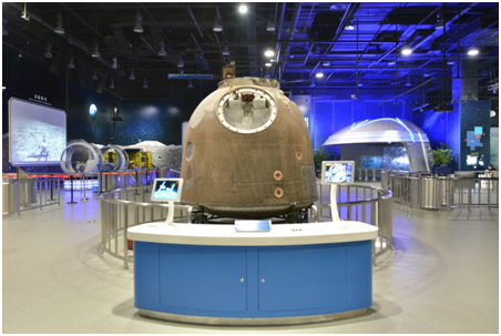“神舟一号返回舱”展品图,中国科技馆四层“太空探索”展厅,中国科技馆的镇馆之宝