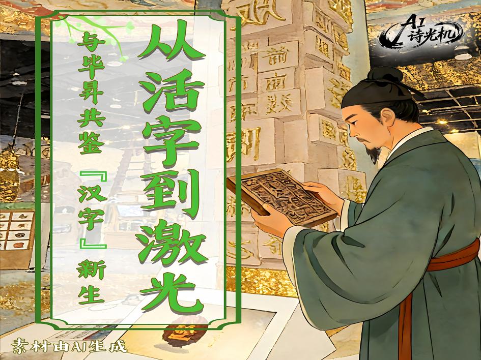 【AI诗光机】最早的“Ctrl+C”是谁发明的？看毕昇如何用泥巴“烧”出文明火种