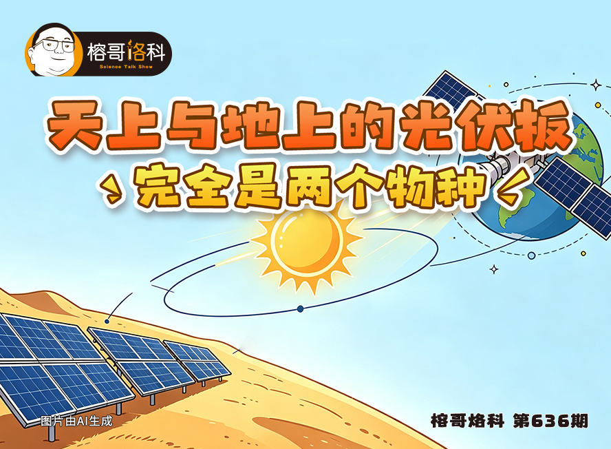 【榕哥烙科】第636期:天上与地上的光伏板完全是两个物种