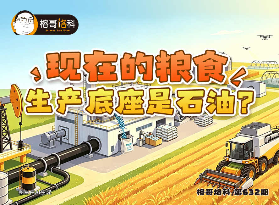 【榕哥烙科】第632期:现在的粮食生产底座是石油?