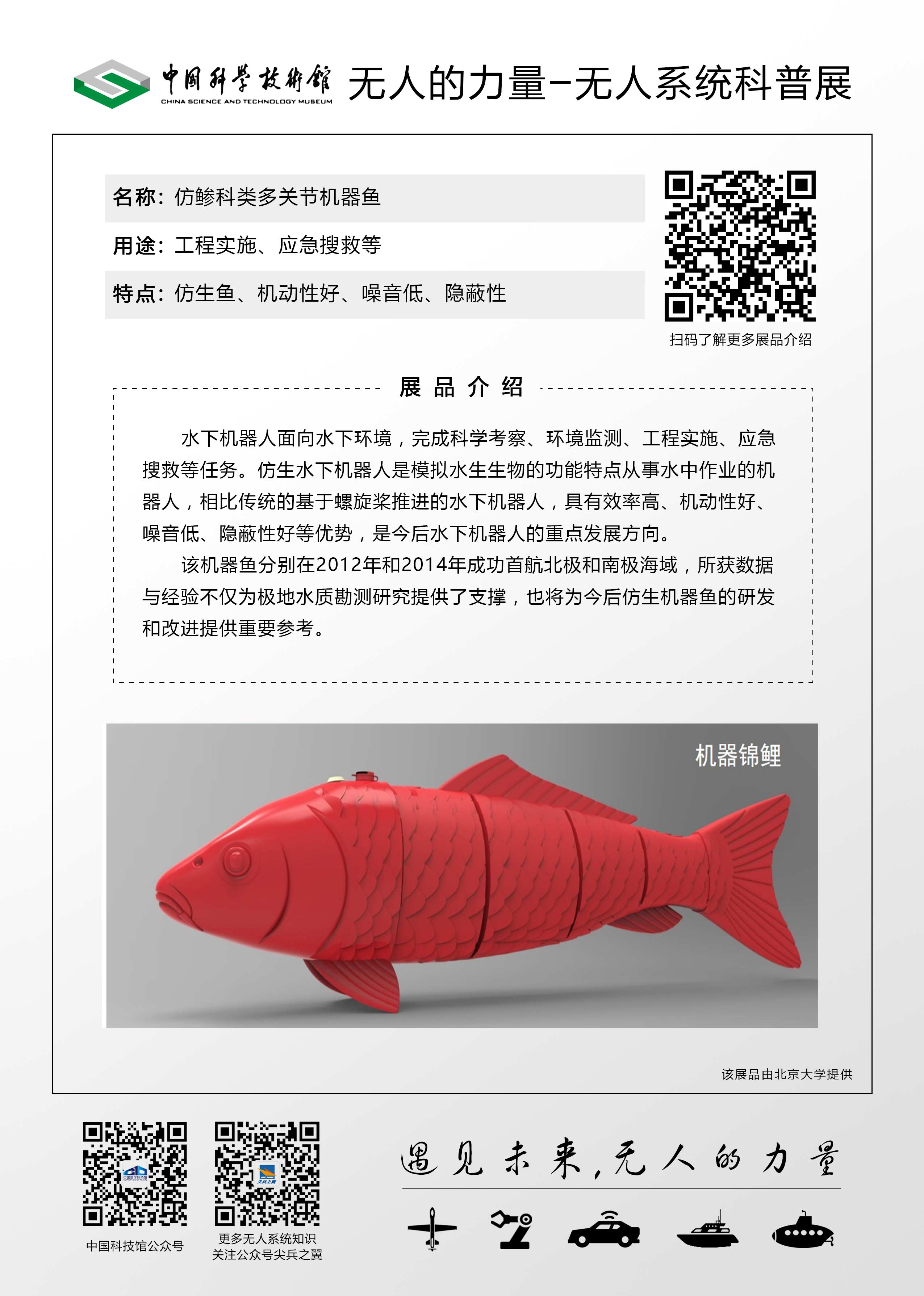 仿鲹科类多关节机器鱼