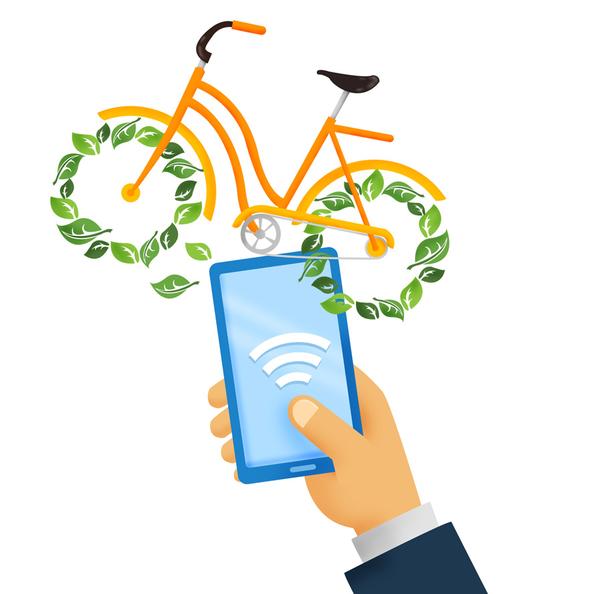 图1 - 共享单车倡导绿色出行，给人们的生活带来了便利