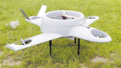 涵道油电混合无人机