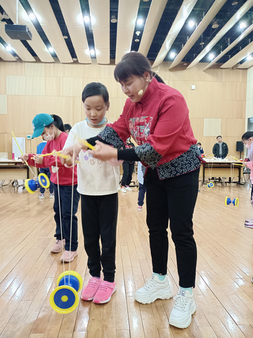 抖空竹“非遗+科技”活动 抖空竹“非遗+科技”活动