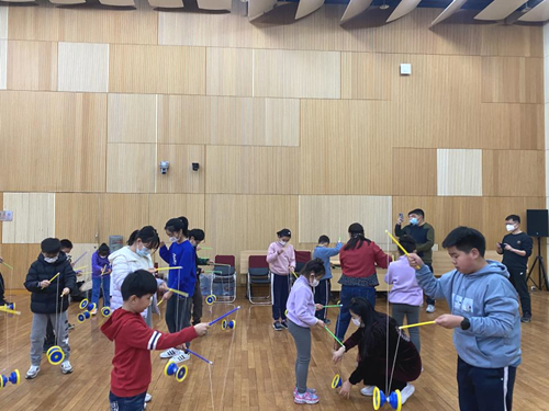 抖空竹“非遗+科技”活动 抖空竹“非遗+科技”活动