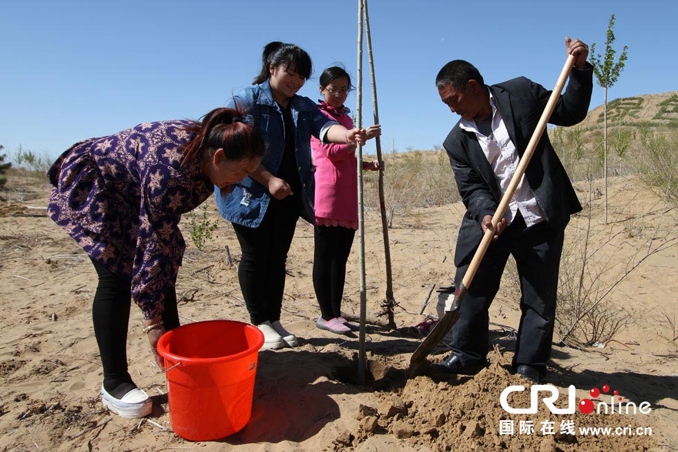 图片故事：大漠治沙人