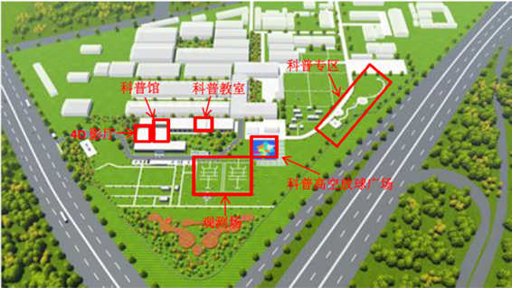 北京市气象探测中心,北京市气象探测中心科普展教区布局图
