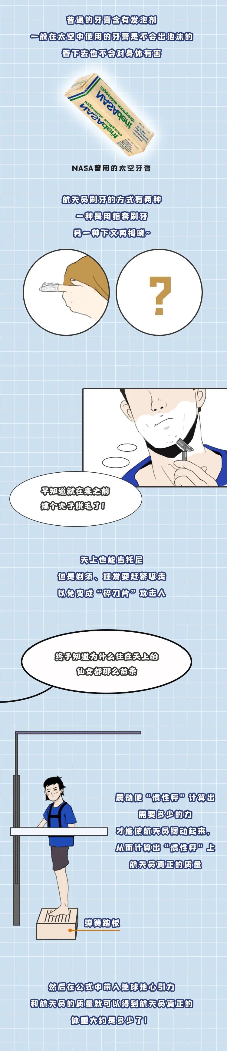 跑步;搓澡;追剧;太空生活;豪横 跑步;搓澡;追剧;太空生活;豪横