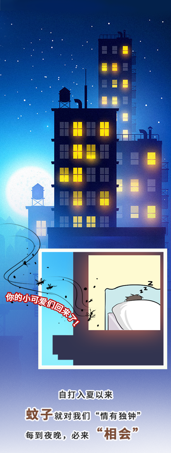 关灯;蚊子;开灯