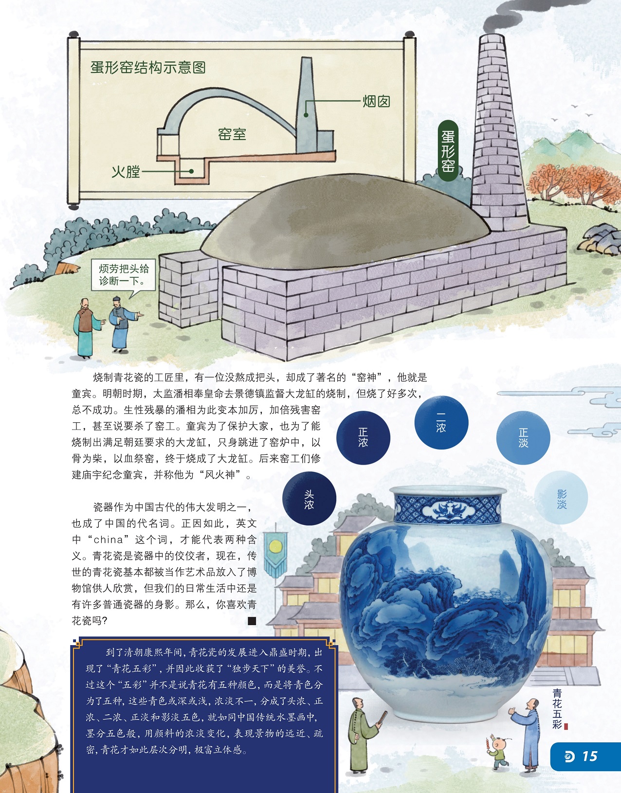 童宾成为著名的“窑神”,瓷器是中国古代伟大发明之一