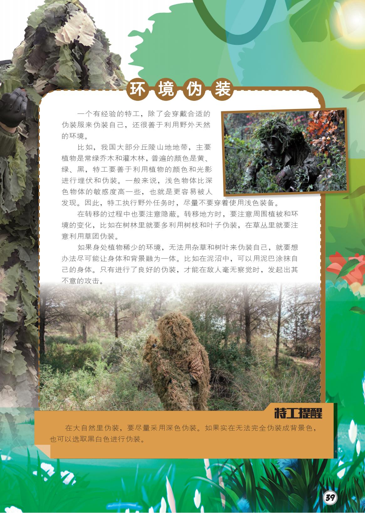 环境伪装,植物稀少,毫无察觉