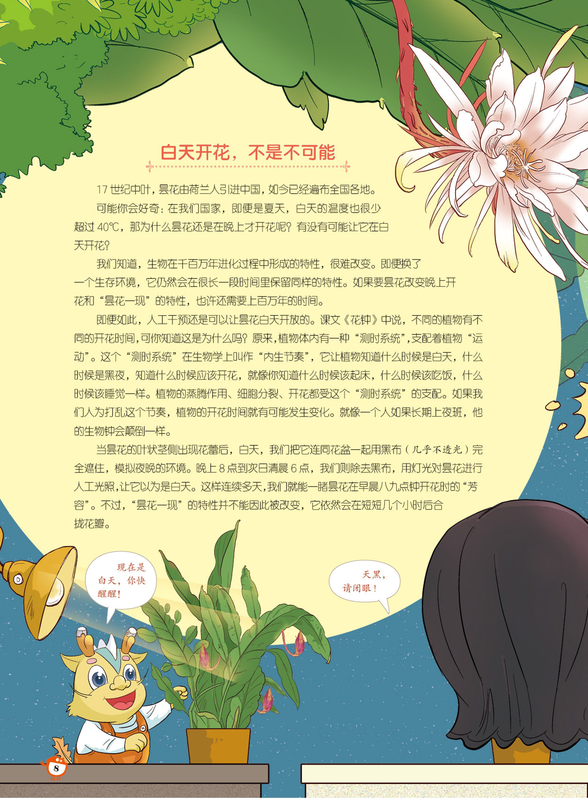 白天开花,特性,花瓣