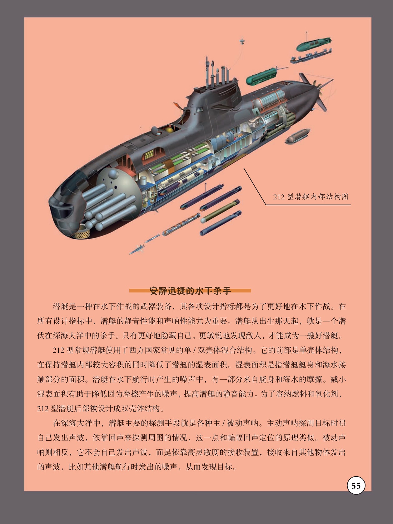 安静迅捷的水下杀手,潜艇是一种在水下作战的武器装备