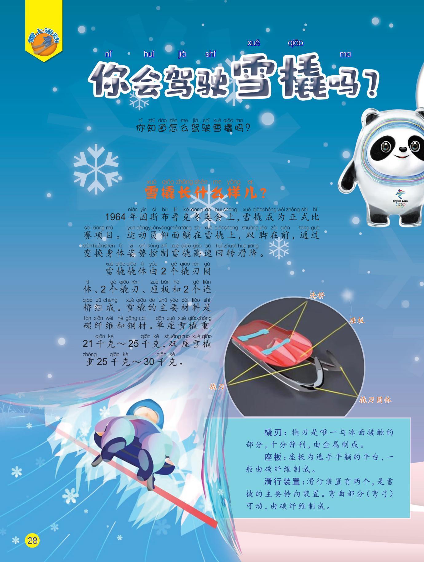 雪橇,比赛项目,滑行装置 雪橇,比赛项目,滑行装置