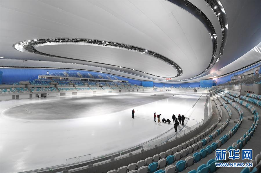 北京赛区的国家速滑馆,冰丝带,北京冬奥会的标志性建筑