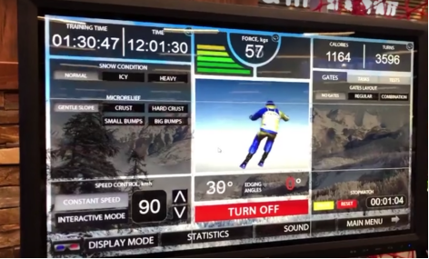 模拟滑雪训练系统,室内滑雪,运动员训练
