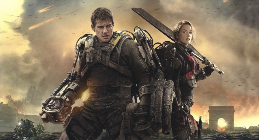 电影《明日边缘》中身穿外骨骼装甲的战士1.