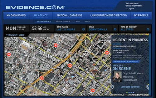 evidence.com-dashboard