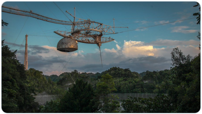 哀叹!著名的阿雷西博望远镜轰然倒塌,世界从此失去一只“天眼” 哀叹!著名的阿雷西博望远镜轰然倒塌,世界从此失去一只“天眼”
