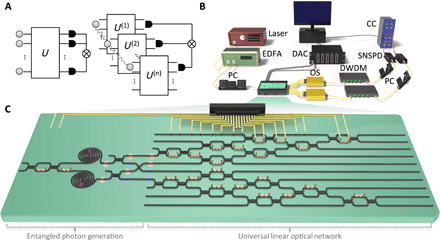 国防科技大学QUANTA团队再出重磅成果，研发新型可编程硅基光量子计算芯片！