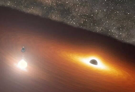 NASA公布双黑洞共舞现象