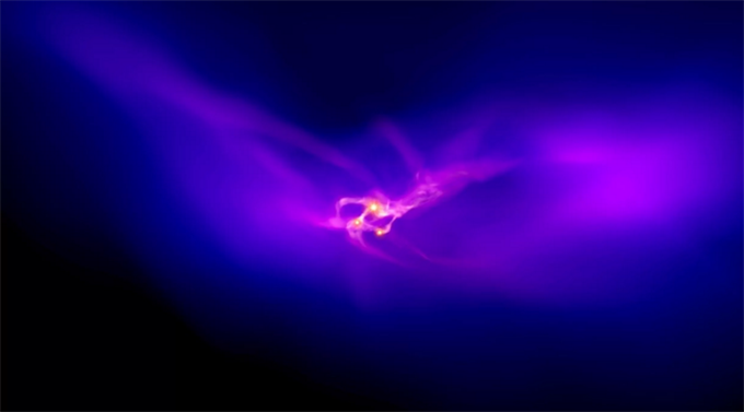 无形却存在！科学家发现恒星形成时会把星系中的暗物质“吹走”