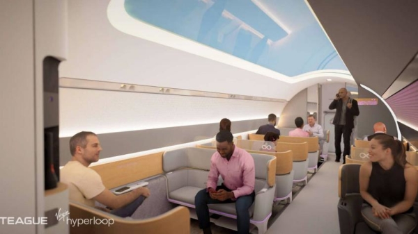 看点:维珍超回路列车的视频展示了其时尚的乘客吊舱设计 看点:维珍超回路列车的视频展示了其时尚的乘客吊舱设计