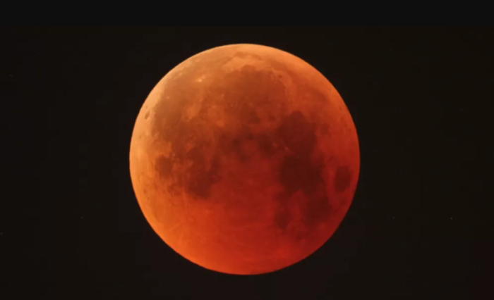 血月亮,照片 血月亮,照片