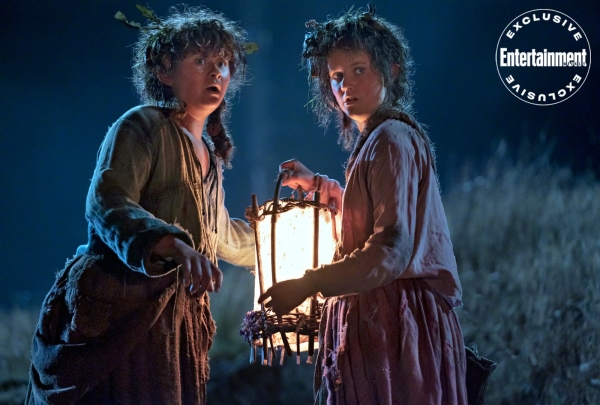 指环王,力量之戒,两个霍比特人 指环王,力量之戒,两个霍比特人