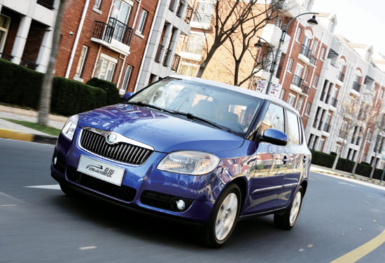 慷慨的a0小车 上海大众斯柯达fabia晶锐