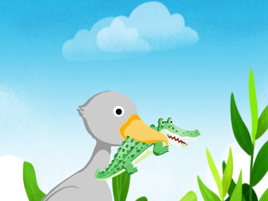 鲸头鹳为何有着对人类低头的动作,鲸头鹳的食物,鲸头鹳的栖息地