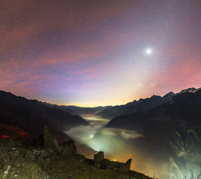 100张;照片;中国星空