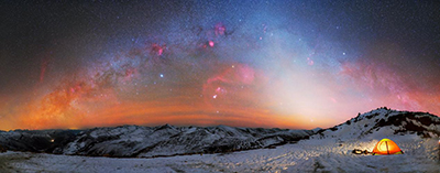 100张;照片;中国星空