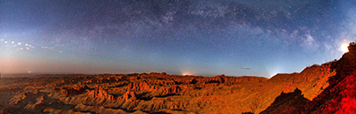 100张;照片;中国星空