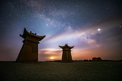 100张;照片;中国星空