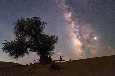 100张;照片;中国星空