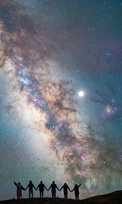 100张;照片;中国星空