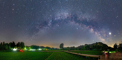 100张;照片;中国星空