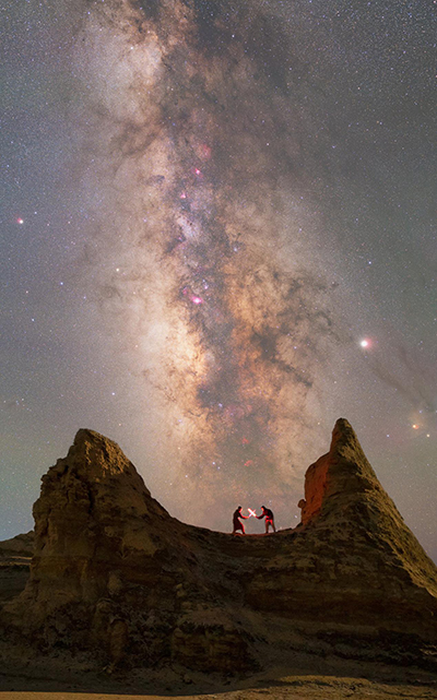 100张;照片;中国星空