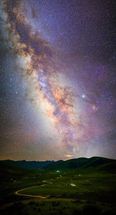 100张;照片;中国星空