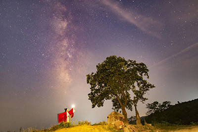 100张;照片;中国星空