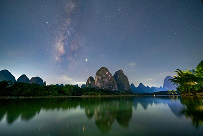 100张;照片;中国星空