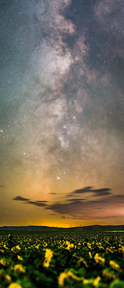 100张;照片;中国星空