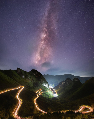 100张;照片;中国星空