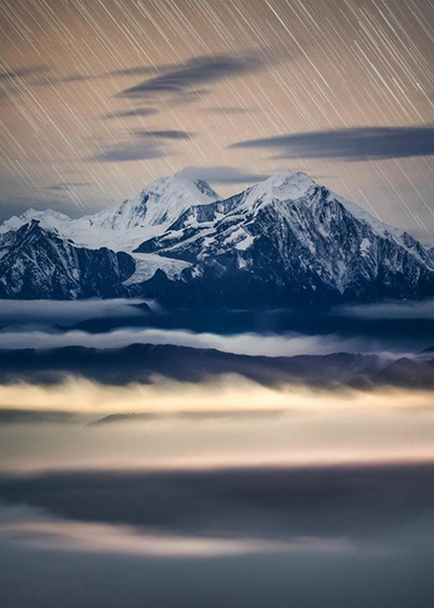 100张;照片;中国星空