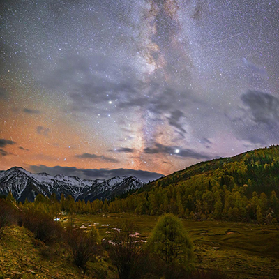 100张;照片;中国星空