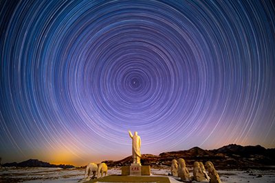 100张;照片;中国星空