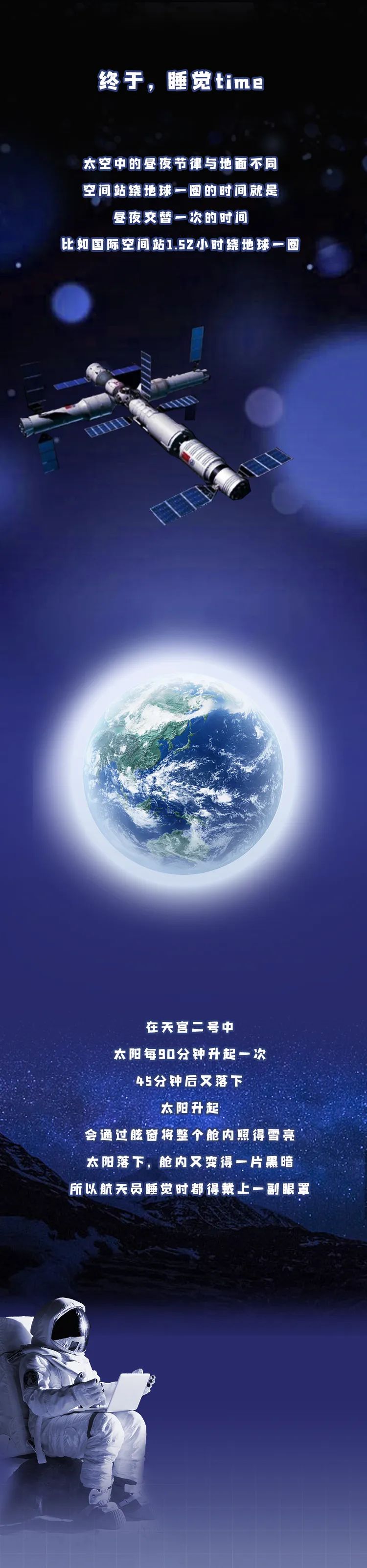 跑步;搓澡;追剧;太空生活;豪横