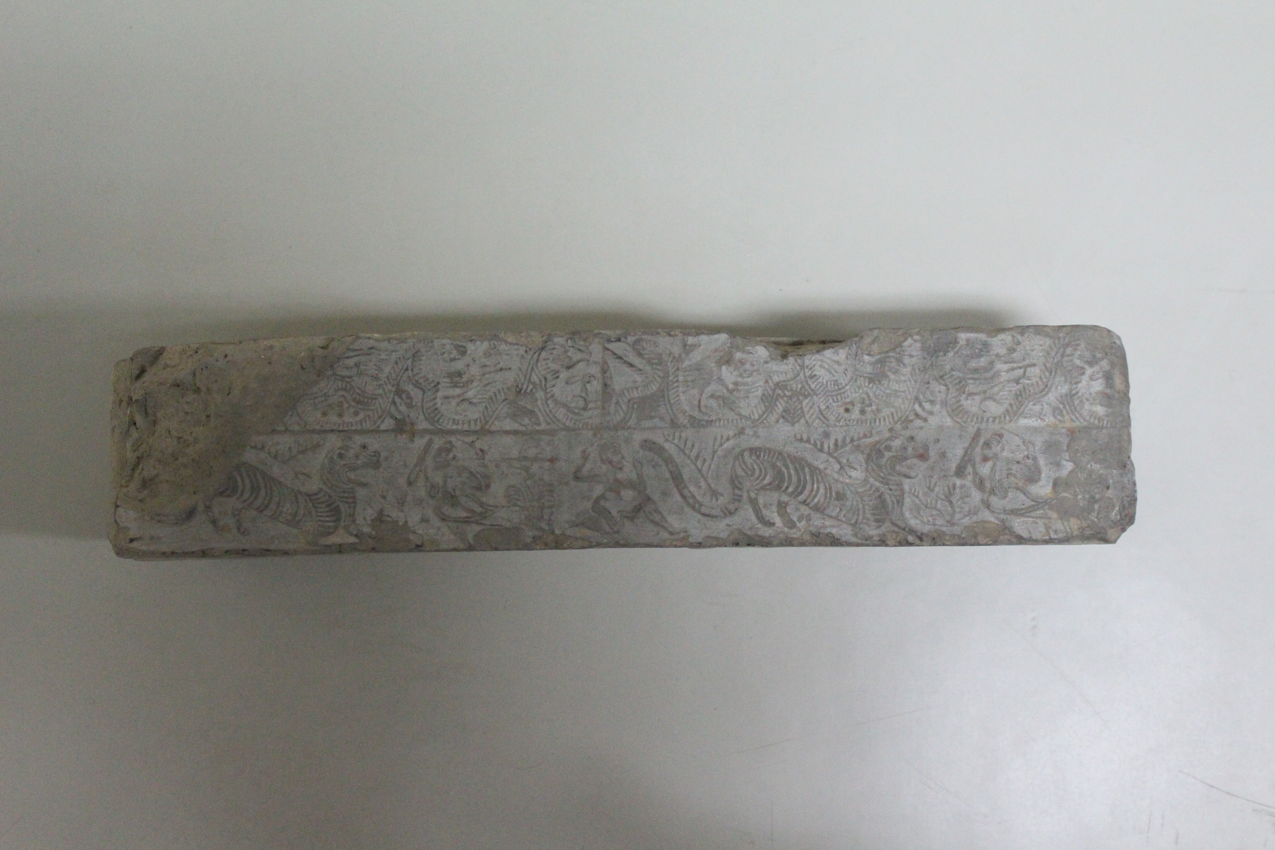 汉斗虎纹画像砖