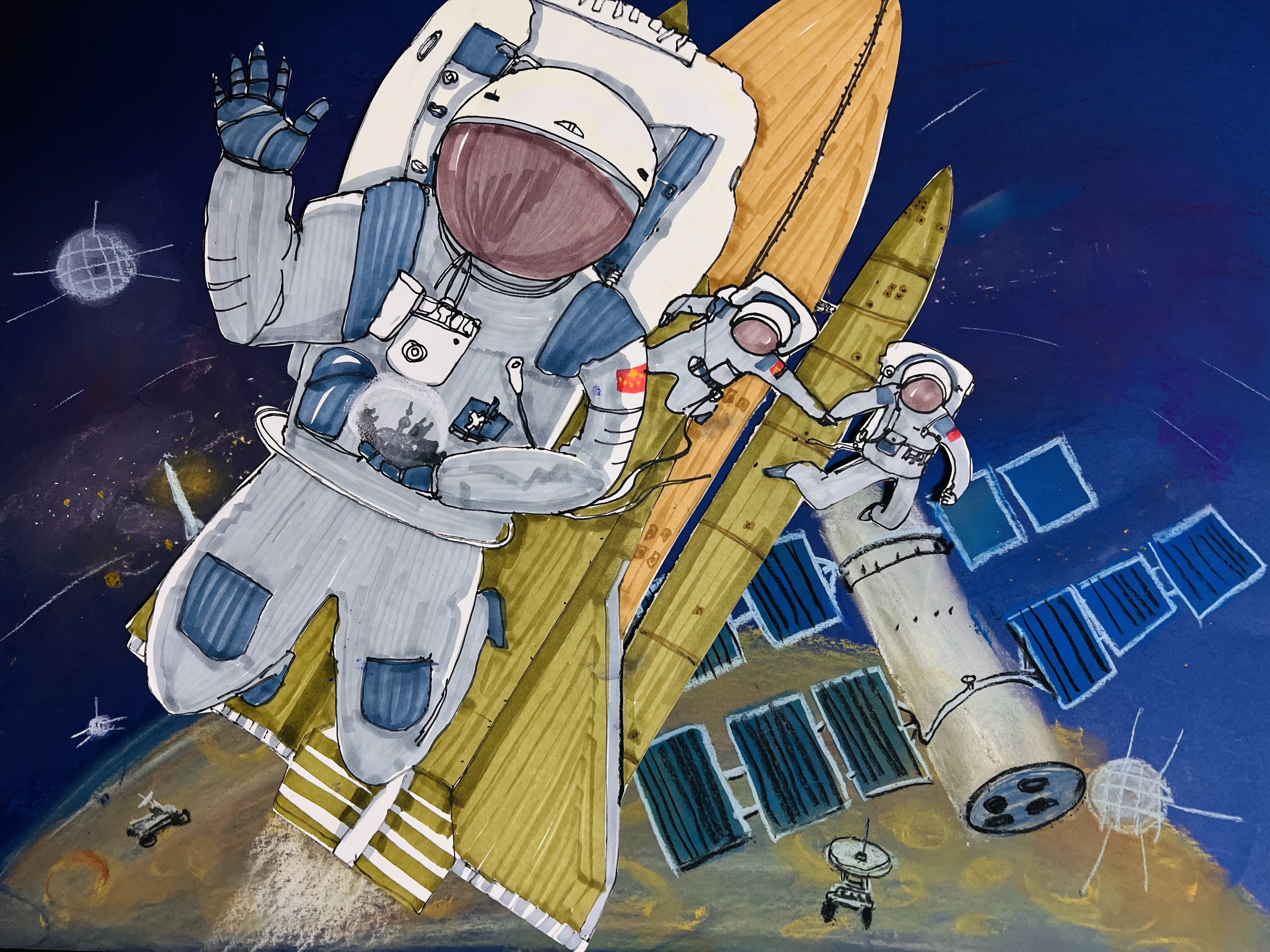 作品《你好！星空》,四川成都天府第四中学校谢孟洲